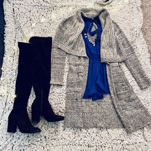 Dressy blue romper